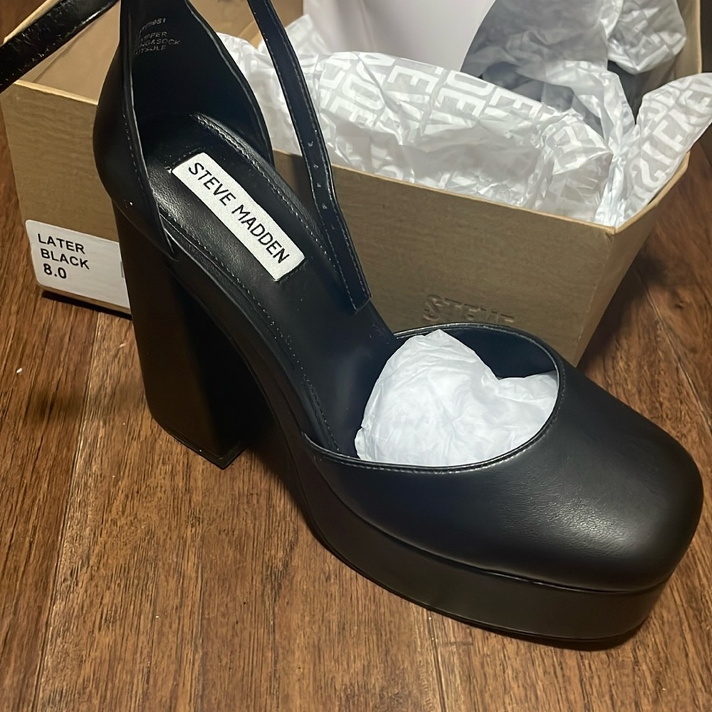 Black Steve Madden heels